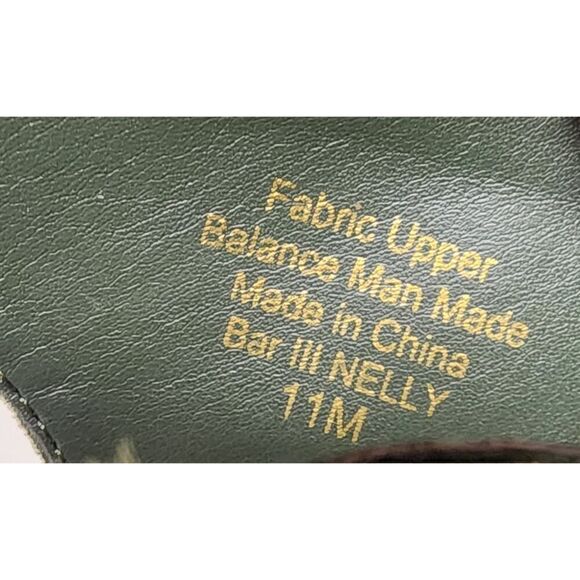 Bar III Women's Faux Suede Nelly Green Lace Up Platform Bootie Sandal Shoe 11M - Picture 15 of 15